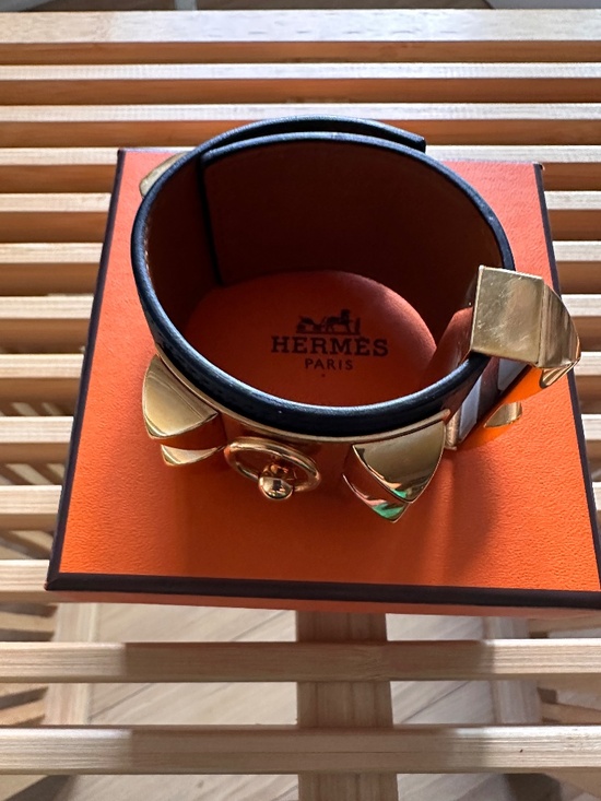 Hermes Jewelry - HERMES AUTHENTIC Collier de Chien CUFF BRACELET WITH RECEIPT BOX DUST BAG